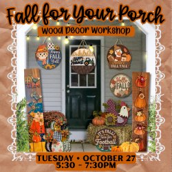 Fall for Your Porch: Wood Decor Workshop