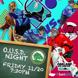 Oakland Skates vs. Breckenridge Vipers – O.U.S.D. Night