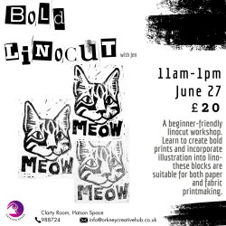 Bold Linocut with Jen