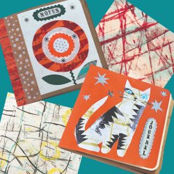 Printing and Collaging a Scrap Journal