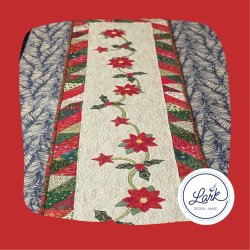 3-Part Quilted Christmas Table Runner
