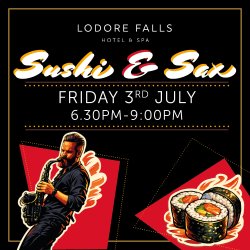 Summer Sessions – Sushi & Sax
