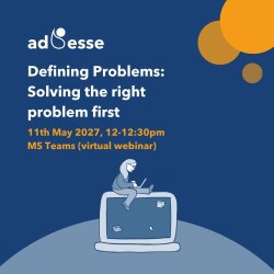 Defining Problems: Solving the right problem first