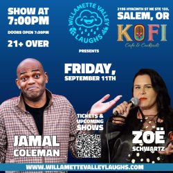 Friday Night Laughs with Jamal Coleman and Zoë Schwartz