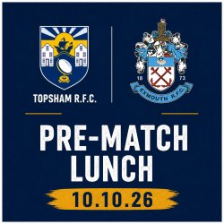 Pre-Match Lunch: Topsham v Exmouth