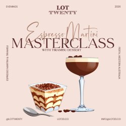Espresso Martini & Tiramisu