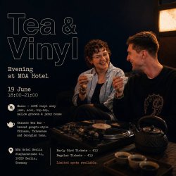 Tea & Vinyl Evening at MOA Hotel | 19 June • 18:00–21:00