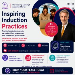Advert for an online webinar: Assessment and the Art of Lazy Teaching