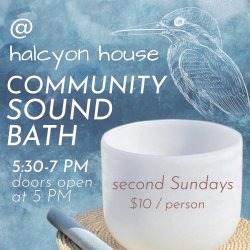 Second Sundays Community Sound Bath flyer