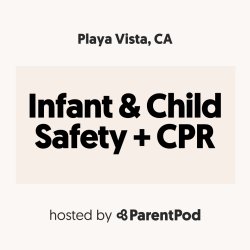 Child/Infant Safety + CPR Class [Playa Vista]