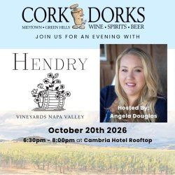 Join Us: Taste selections from Hendry Vineyards Napa Valley