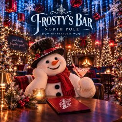 Frosty's Bar at Brit's Pub - The Only North Pole Approved Pop-Up