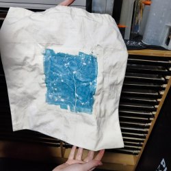 Cyanotype on Fabric - creative printing workshop