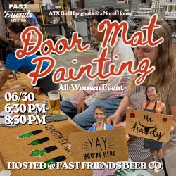 All-Women Door Mat Painting Night