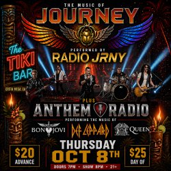 The Music of Journey [Performed by Radio Jrny] • Anthem Radio [Queen/Bon Jovi/Def Leppard] Live at Tiki Bar