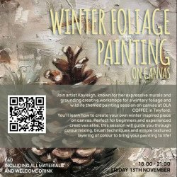 Winter Foliage & Wildlife Painting Workshop