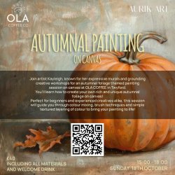 Autumnal Foliage Painting Workshop at Ola Coffee, Twyford
