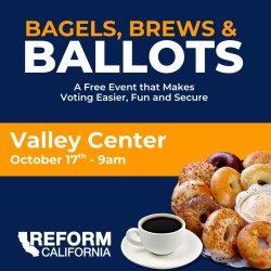 Bagels, Brew & Ballots – Valley Center