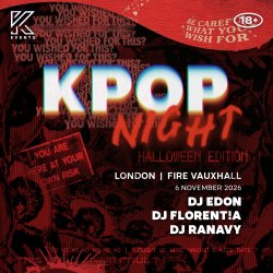 OfficialKEvents | LONDON: KPOP & KHIPHOP Night in November - 🎃HALLOWEEN EDITION🎃 - 4 ROOMS