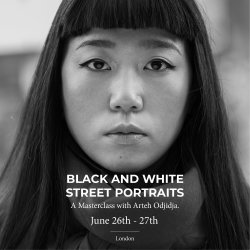 Black and White Street Portraits: A Masterclass with Arteh Odjidja,