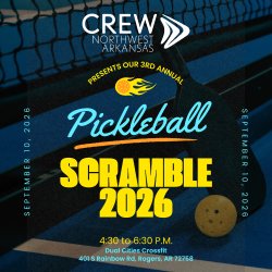 3rd Annual Pickleball Scramble | CREW Northwest Arkansas