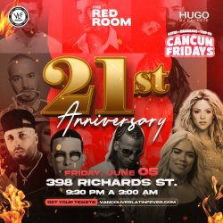 Cancun Fridays Red Room - 21th Anniversary