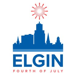Elgin's Fourth of July Logo