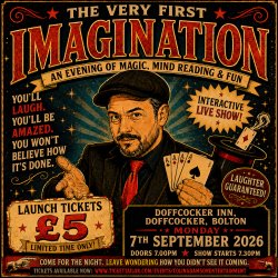 IMAGINATION — Magic, Mind Reading & Psychology Night at Dockcocker Inn