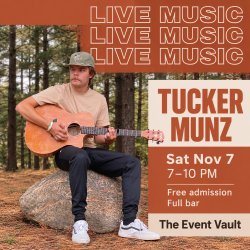 Live Music with Tucker Munz 🎶