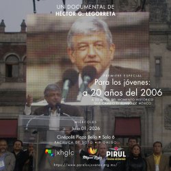 Premiere Nacional "Para los jóvenes: a 20 años del 2006"
