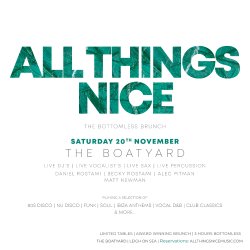 All Things Nice - THE BOTTOMLESS BRUNCH NOVEMBER