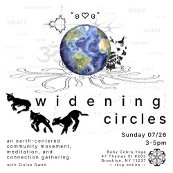 Widening Circles: Connection Gathering with Eloise Owen (guest teacher)
