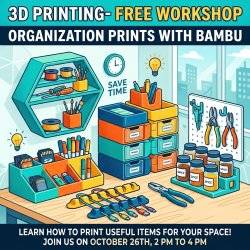 3D Printing- Free Workshop Organization Prints with Bambu