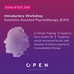 Ketamine-Assisted Psychotherapy (KAP) Workshop