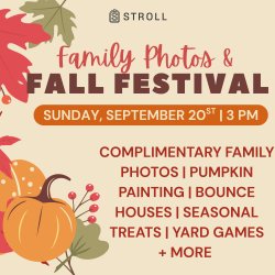 Stroll Hidden Lake Family Photos & Fall Festival