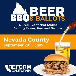 Barbeque, Beer, & Ballots - Nevada County