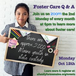 October Foster Care/Adoption Zoom Q&A Session