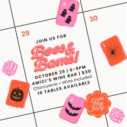 Boos + Bams! 👻🩷✨🕸️
