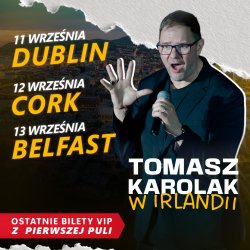 Tomasz Karolak stand-up | Dublin, Cork, Belfast