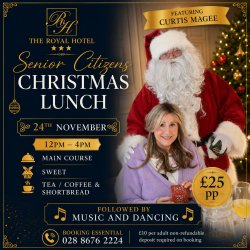 Senior Citizen Christmas Lunch with Curtis Magee