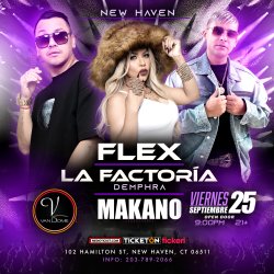 FLEX, FACTORIA Y MAKANO EN NEW HAVEN
