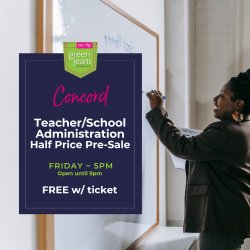 Teacher Half Price Pre-Sale Fall 2026