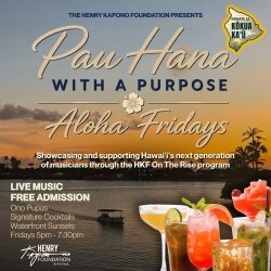 September 25, 2026 | Aloha Fridays - Pau Hana with a Purpose | Featuring OTR Artist: Matty Mclntire | $0 FREE