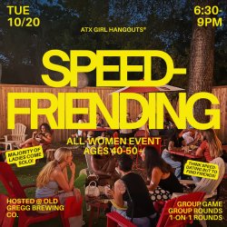 All-Women Speed-Friending Event (Ages 40-50+)