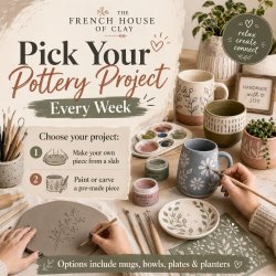 Pick Your Own Project - Pottery Workshop