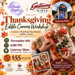 Thanksgiving Edible Canvas Workshop at Gateway Diner | November 6