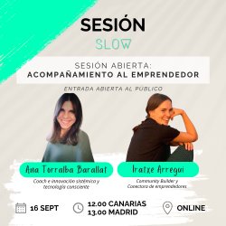 Sesión abierta: Acompañamiento al emprendedor