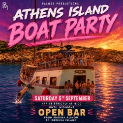 ATHENS ISLAND BOAT PARTY