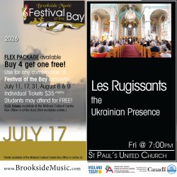 BMA Festival of the Bay: Les Rugissants the Ukrainian Presence
