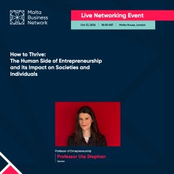 How to Thrive: The Human Side of Entrepreneurship and its Impact on Societies and Individuals